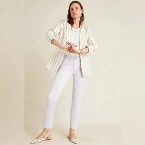 NWT new jen7 skinny ankle jeans lavender 14 Anthropologie jen 7 for all mankind